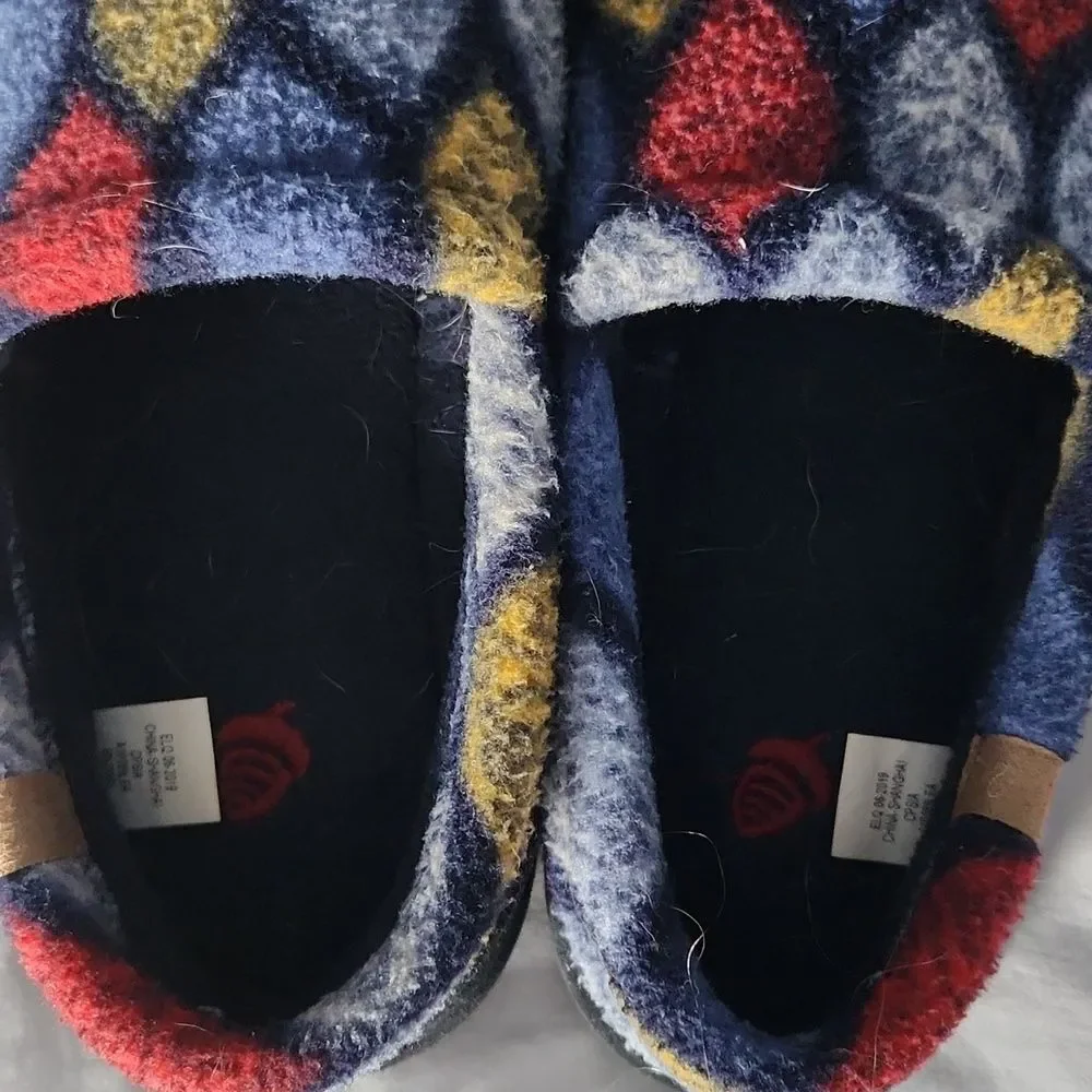 Acorn Kids Multicolor Slippers - Size 5-6